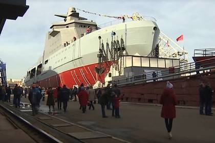 Первый российский боевой ледокол спустили на воду