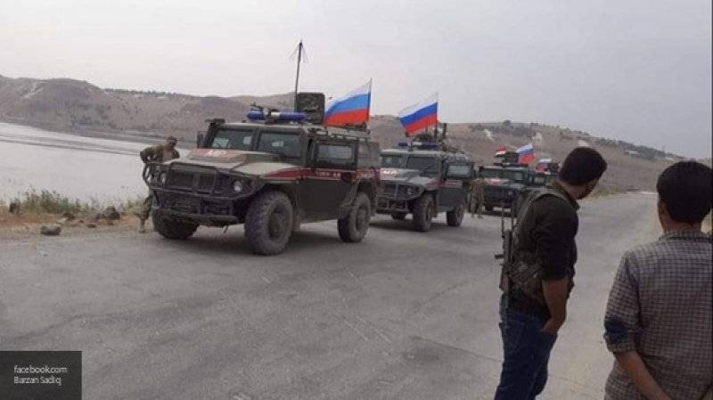 Российская военная полиция провела в Сирии&nbsp;патрулирование вдоль границы с Турцией