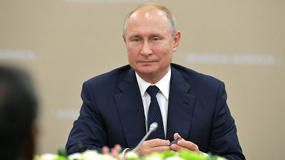 Путин сделает ряд поручений по итогам переговоров на саммите Россия – Африка
