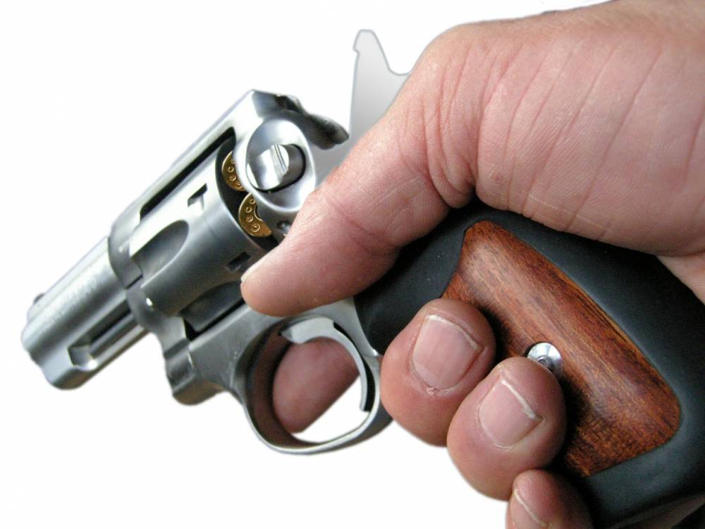 Семейный скандал «помог» полиции найти у пьяного петербуржца револьвер и патроны
