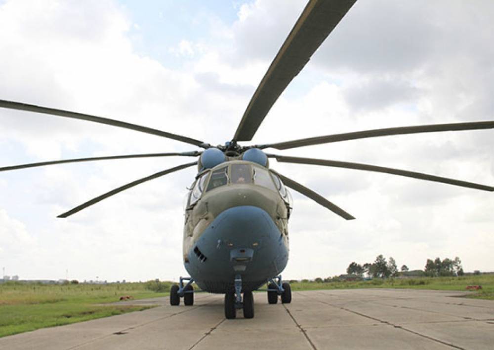 Авиационный полк ЗВО принял на вооружение вертолет Ми-26т