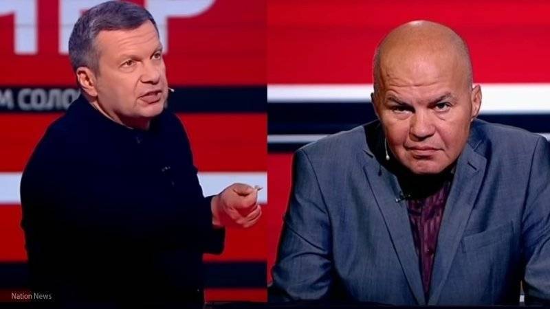 Владимир Соловьев объяснил, почему украинский политолог Ковтун исчез из эфиров