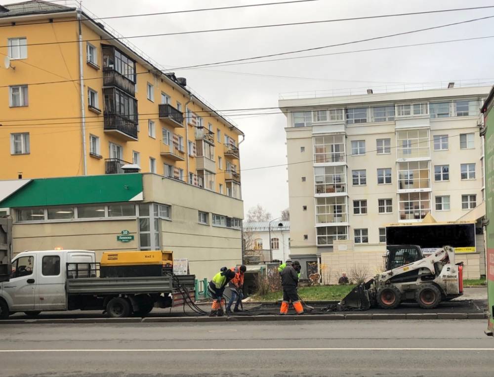 ЗАО «АБЗ-Дорстрой» устраняет недостатки отремонтированных петрозаводских тротуаров
