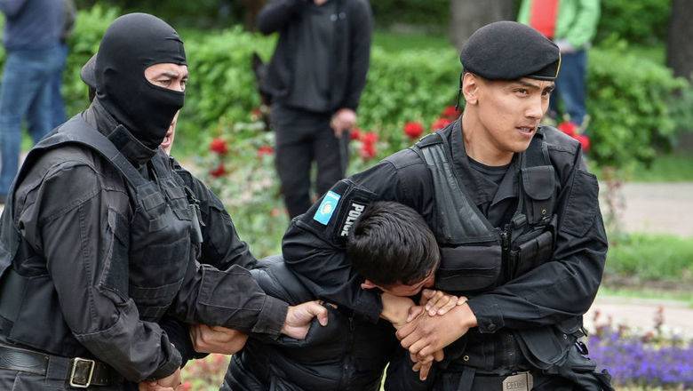 26 человек задержали в Казахстане за участие в несанкционированных митингах