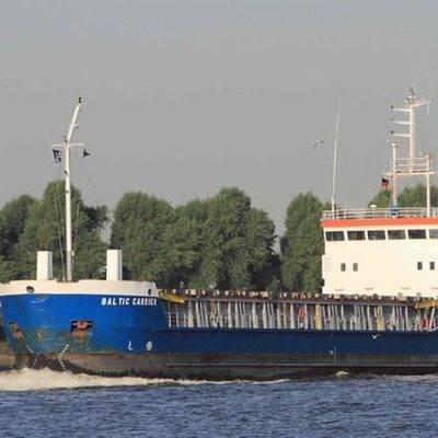 Русский капитан грузового судна "Балтик кэрриер" заплатил штраф и отпущен на свободу