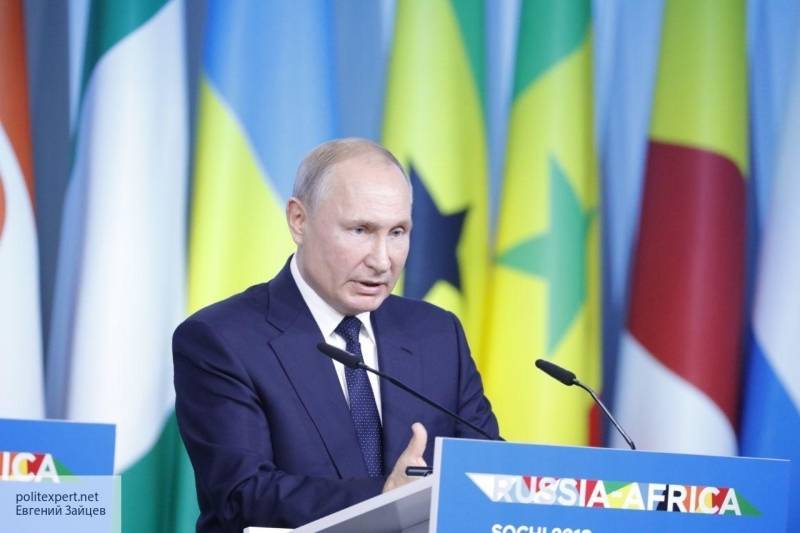 Путин призвал африканские страны сократить военные расходы