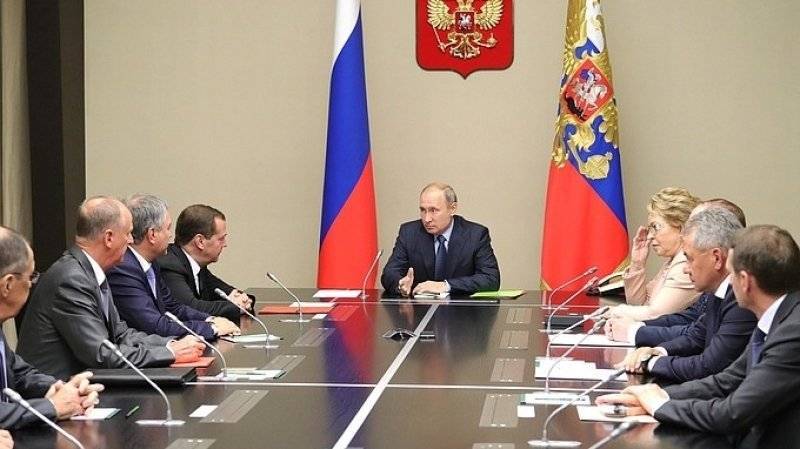 Путин обсудил с Совбезом РФ саммит в Сочи и меморандум с Анкарой по Сирии