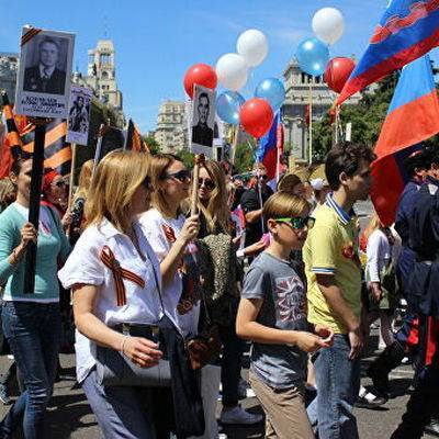 Сотни человек приняли участие в акции в центре Мадрида