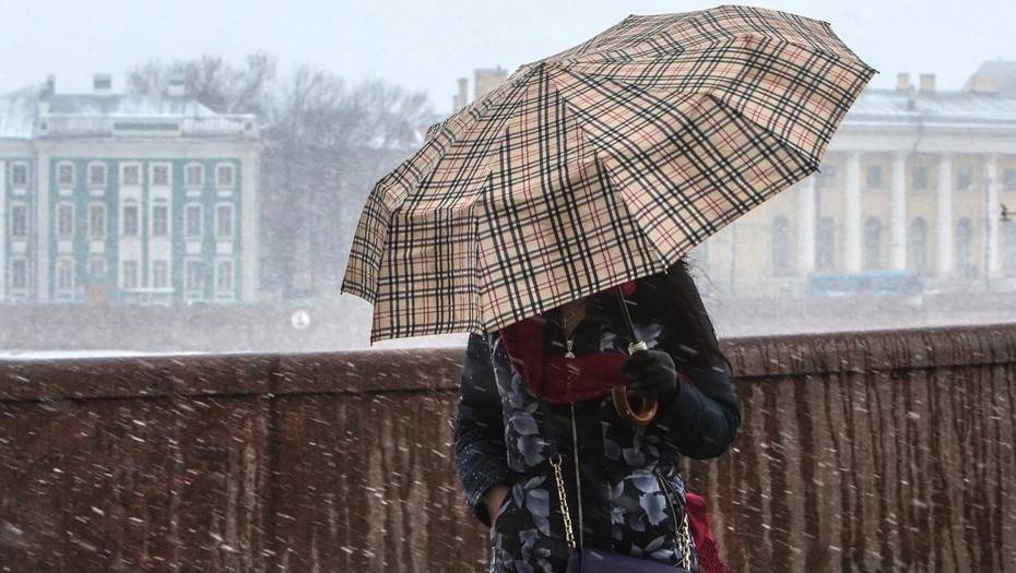 Метеорологи объявили желтый уровень погодной опасности в Петербурге