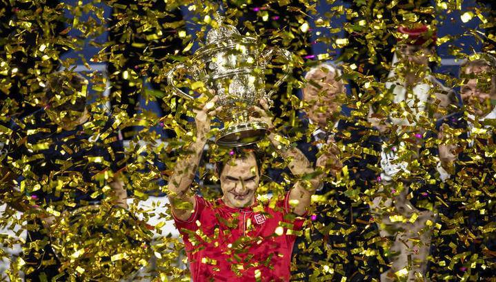 Федерер завоевал 103-й титул в карьере, выиграв турнир в Базеле