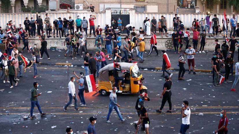 Число жертв протестных акций в Ираке возросло почти до 50