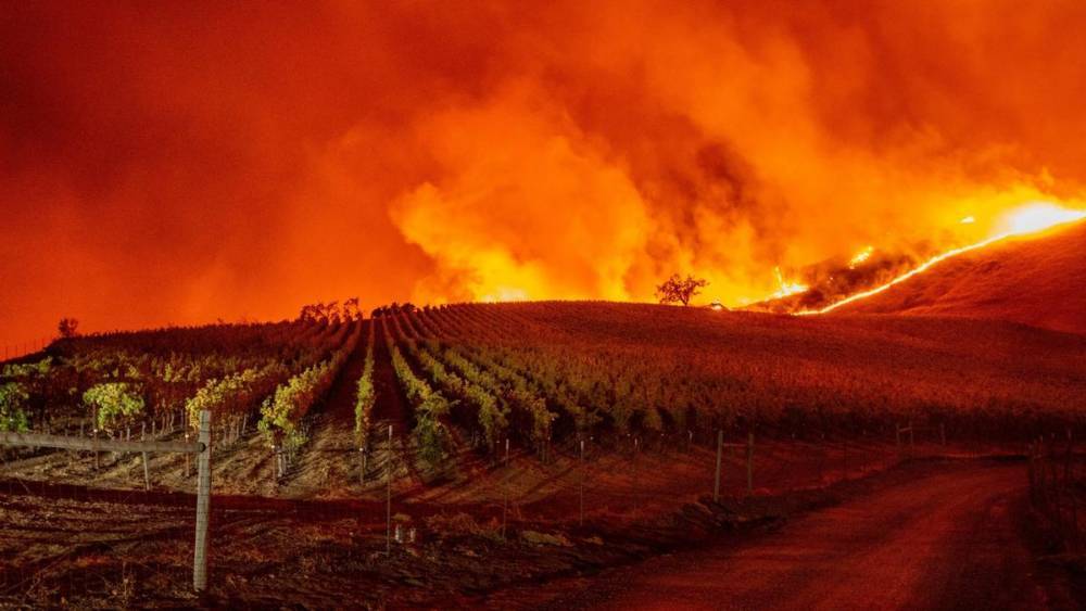 В Калифорнии из-за лесного пожара эвакуируют 180 тысяч человек