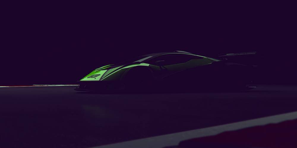 Lamborghini показала на видео новый гоночный спорткар