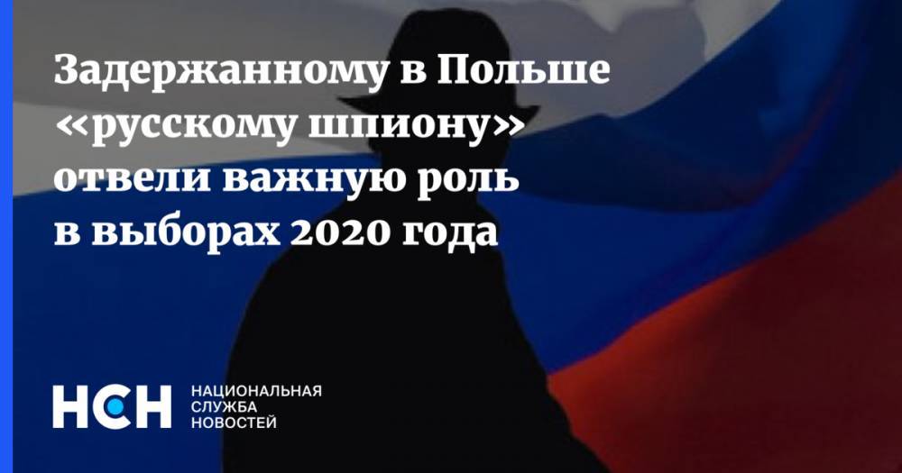 Задержанному в Польше «русскому шпиону» отвели важную роль в выборах 2020 года