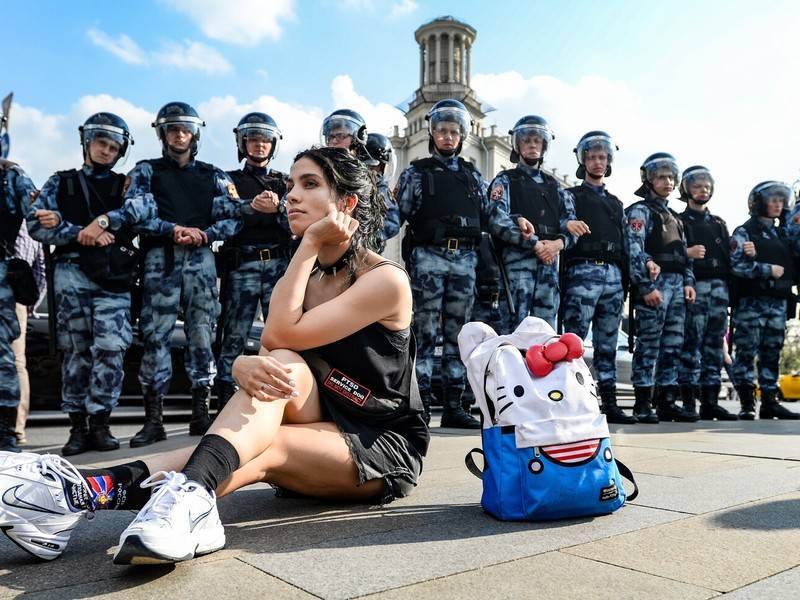 Собянин оценил работу правоохранителей на несанкционированных митингах