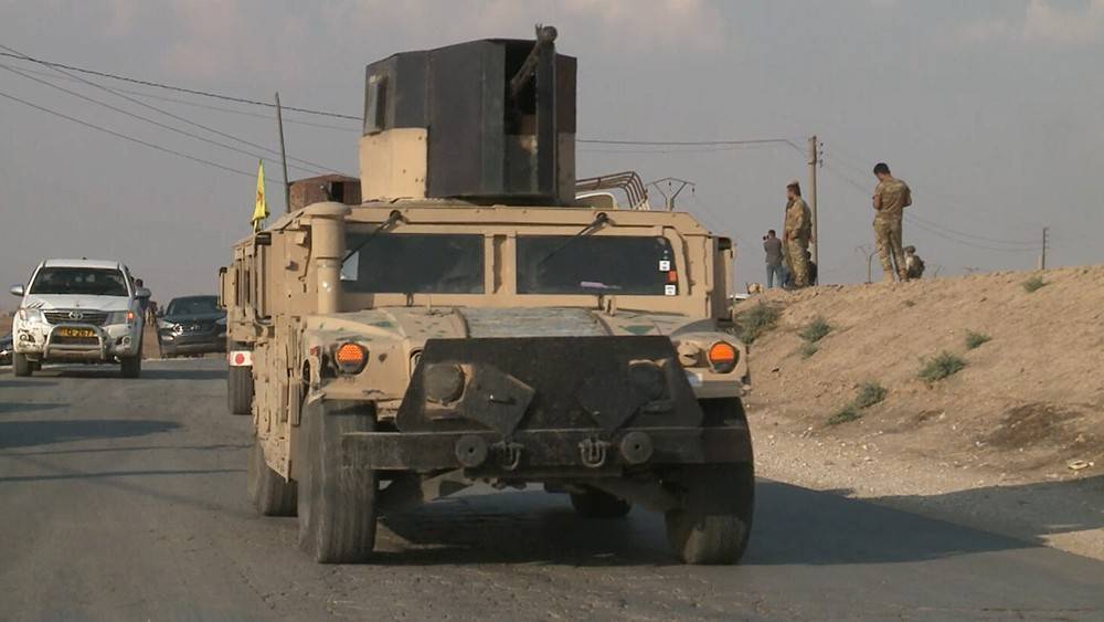 Военная полиция России содействует выводу курдских отрядов от сирийско-турецкой границы