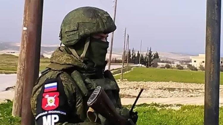 Военная полиция России помогает сирийской армии в выводе курдских боевиков