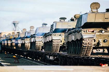 В Эстонию прибыли танки НАТО