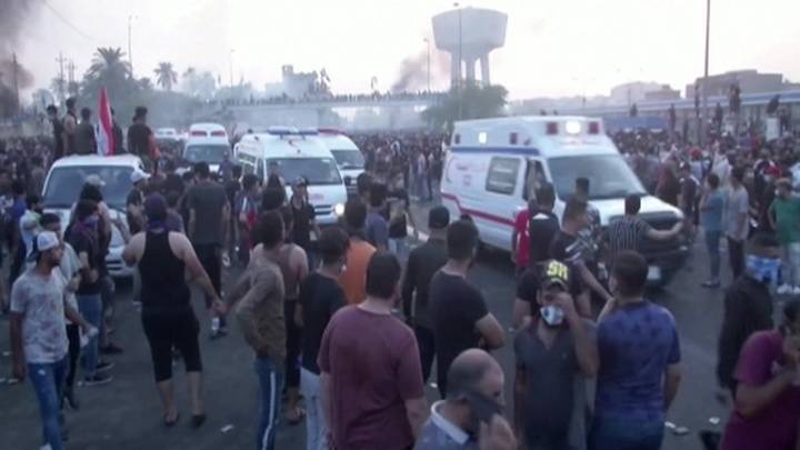 В Багдаде обстрелян район посольств и правительственных учреждений