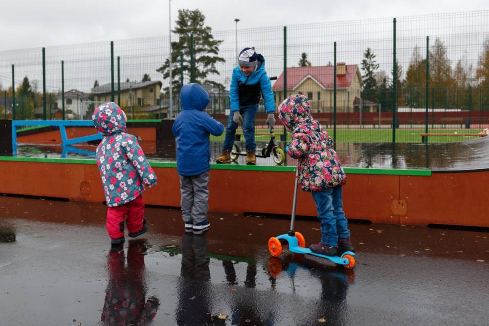 В Левашово появилось спортивное пространство для детей и взрослых