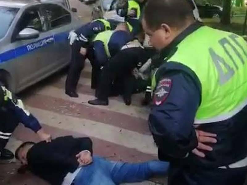 Видео задержания сына вице-президента МТС после погони попало в Сеть