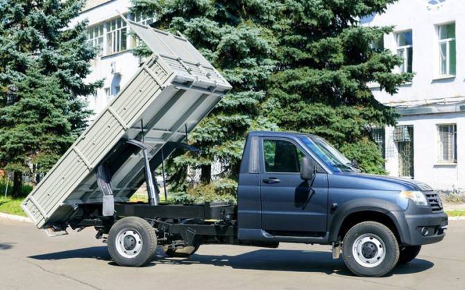 УАЗ «Профи» получил модификацию с самосвальным кузовом