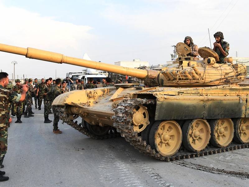 Армия Сирии расширяет своё присутствие на границе с Турцией