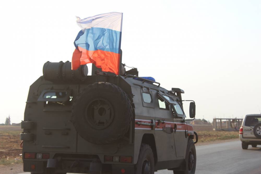Военная полиция РФ провела патрулирование на сирийско-турецкой границе