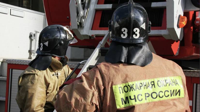 В Красноярском крае произошёл крупный пожар в коровнике