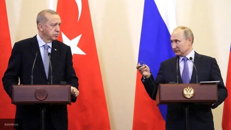 Россия обеспечила отвод курдских боевиков от границы Турции с Сирией, заявил Эрдоган