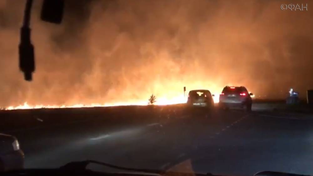 ФАН публикует видео страшного пожара в Минусинске