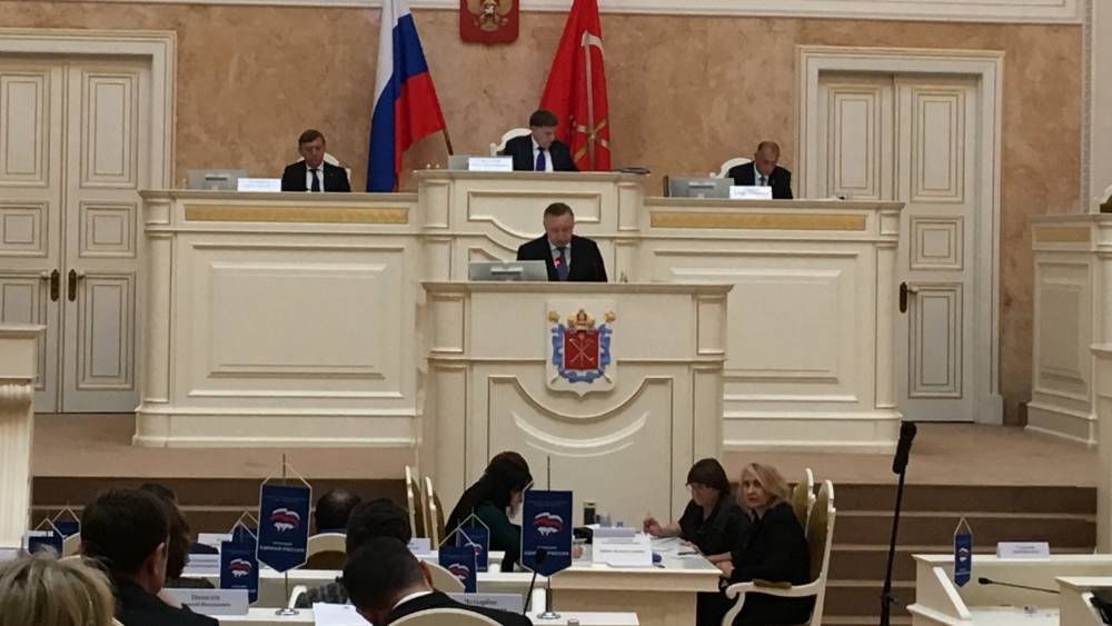 В ЗакСе при участии Беглова обсудят бюджет Петербурга на 2020-2022 годы