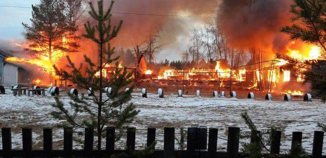 В Карельском посёлке сгорела единственная на всю округу школа