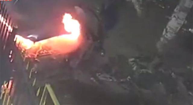 Видео: "мажор" на Infiniti устроил огненное ДТП в Дагестане
