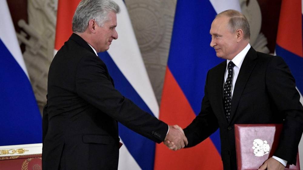 Путин и президент Кубы обсудят двусторонние отношения на переговорах в Москве