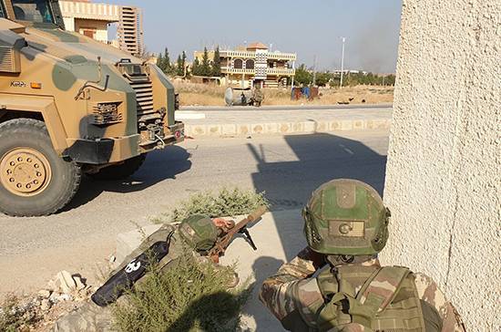 Военная полиция выдвинулась по маршруту патрулирования в Сирии