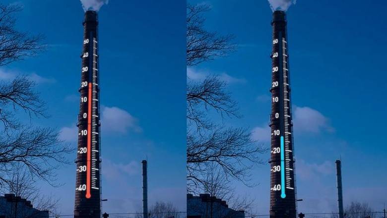 В Казани сделают огромный термометр на трубе ТЭЦ