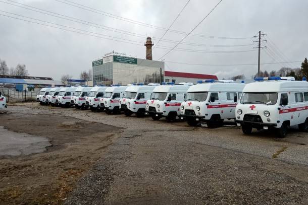 В Коми поступили 32 машины скорой медицинской помощи