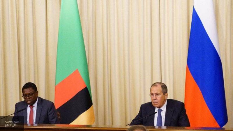 Главы МИД России и Замбии обменялись поздравлениями по случаю юбилея дипотношений стран
