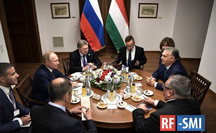 В Путин встретился в Будапеште с премьером Венгрии В. Орбаном