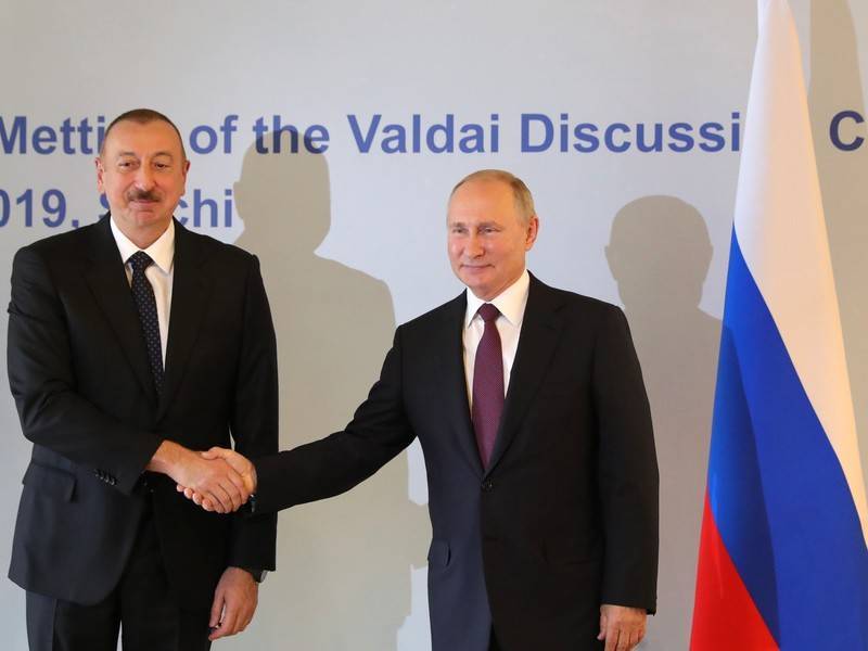 Владимир Путин и Ильхам Алиев встретились в Сочи