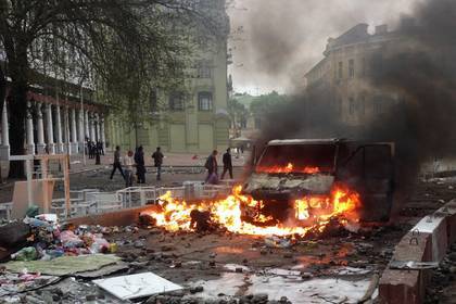На Украине спустя пять лет расследуют гибель людей в огне в Одессе