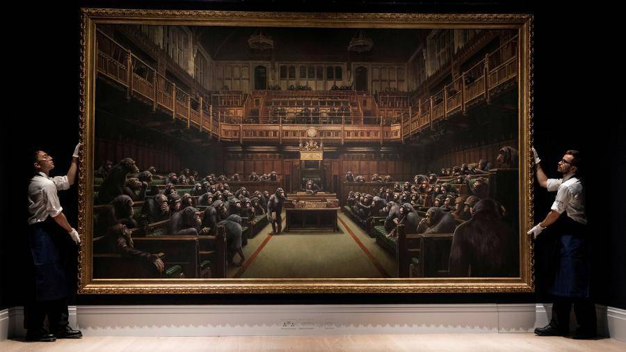Картину Бэнкси о парламенте Британии продали за рекордную сумму