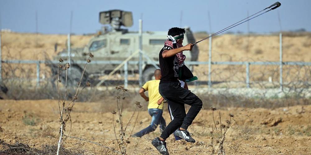 Газа: демонстрации у ограждения, есть пострадавшие