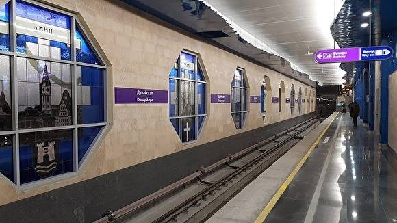 В петербургском метро объяснили «водопад» на только что открывшейся Дунайской