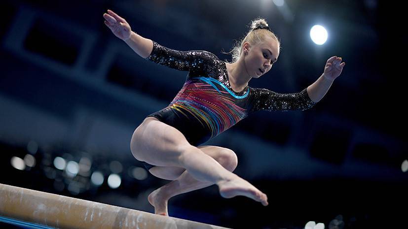 Американская гимнастка по-русски пожелала удачи Мельниковой на предстоящем ЧМ