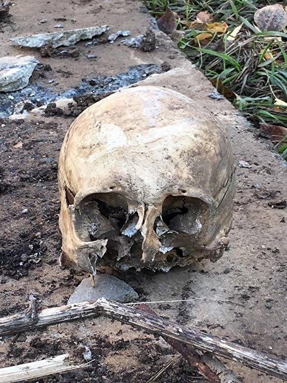 В Первоуральске при ремонте теплосети нашли череп