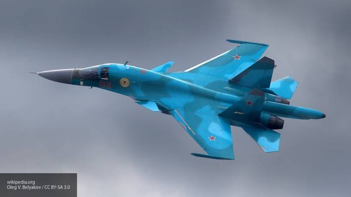 НАТО разместило в Twitter снимки Су-34 в инфракрасном диапазоне, снятые во время полета