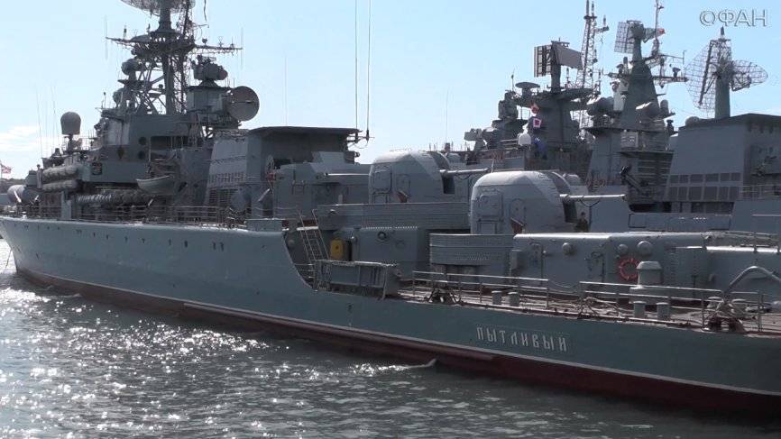 Сторожевой корабль «Пытливый» прибыл в Севастополь после учений в Средиземном море