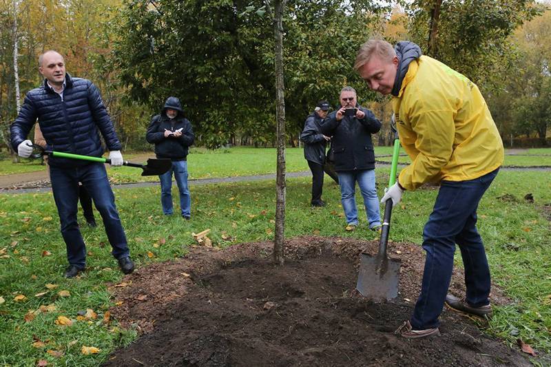 В Москве высадили первые деревья в рамках новой акции